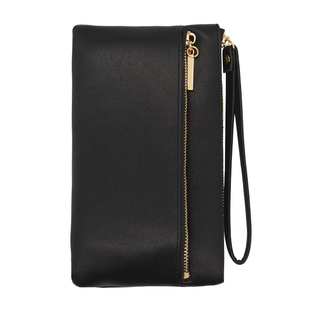 4285 Small Leather Wristlet Wallet Clutch Handbags Purses Cellphone Credit - Picture 1 of 8